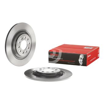 Jeu de 2 disques de frein arrière BREMBO 08.N283.81 pour JEEP CHEROKEE 2.2 CRD - 200cv