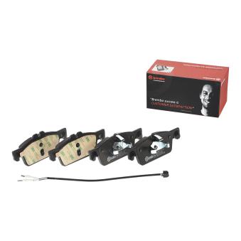 Jeu de 4 plaquettes de frein avant BREMBO [P 61 112]