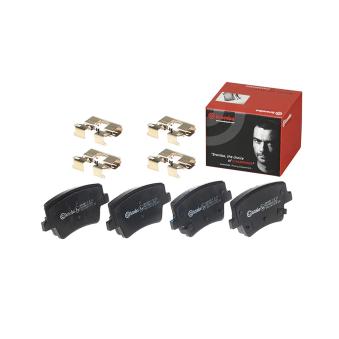 Jeu de 4 plaquettes de frein arrière BREMBO OEM 58302S1A00