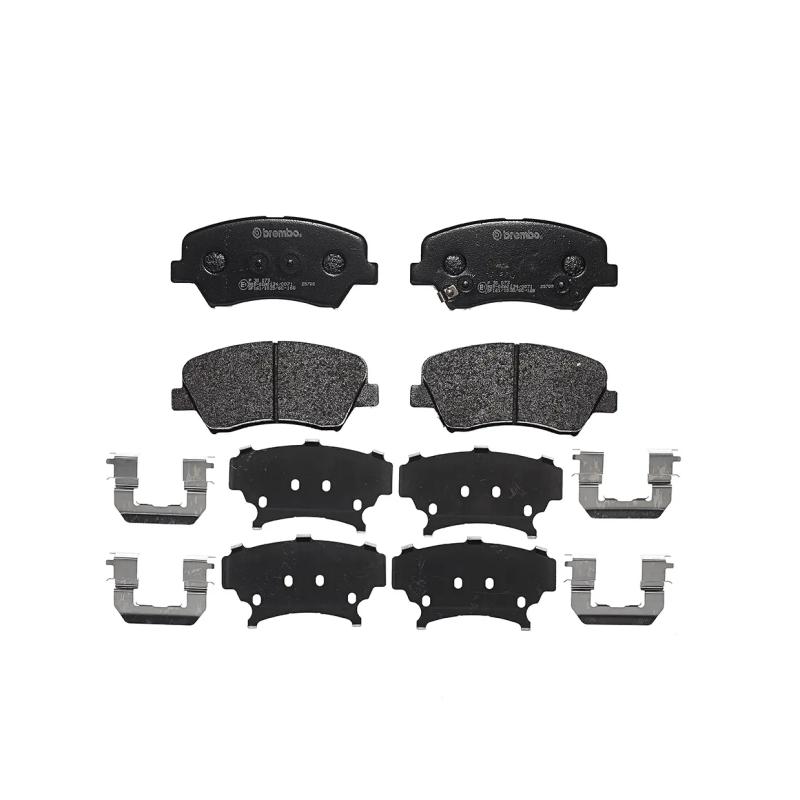 Jeu de 4 plaquettes de frein avant BREMBO P 30 073 - Visuel 2