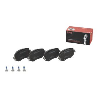 Jeu de 4 plaquettes de frein avant BREMBO OEM 410603407R