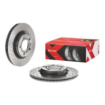 Jeu de 2 disques de frein avant BREMBO OEM 8e0615301d Jeu de 2 disques de frein avant BREMBO OEM 8e0615301d