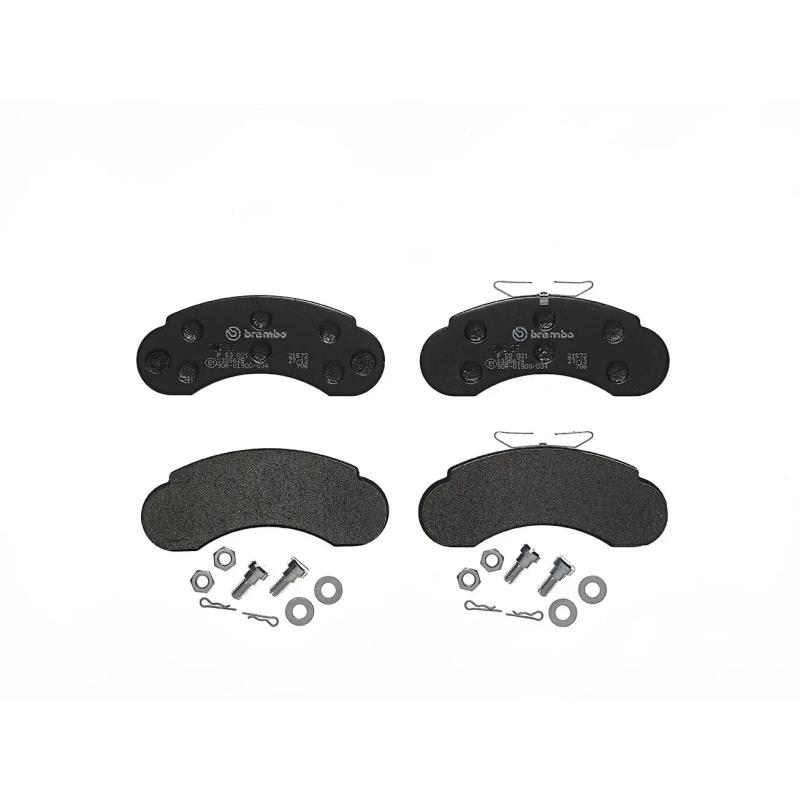 Jeu de 4 plaquettes de frein avant BREMBO P 50 021 - Visuel 2