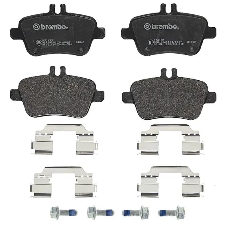 Jeu de 4 plaquettes de frein arrière BREMBO P 50 135 - Visuel 2