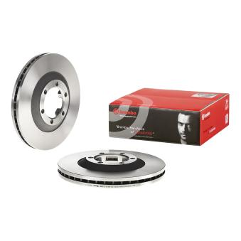 Jeu de 2 disques de frein avant BREMBO 09.B267.10 pour ISUZU D-MAX 2.5 DiTD - 101cv