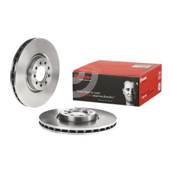 Jeu de 2 disques de frein avant BREMBO 09.9760.10 pour IVECO DAILY 35S/E - 82cv