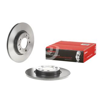 Jeu de 2 disques de frein arrière BREMBO 08.C308.11 pour MERCEDES-BENZ SPRINTER 1.2 - 110cv