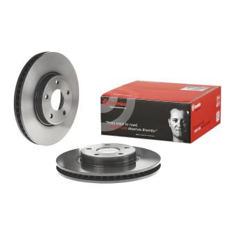 Jeu de 2 disques de frein avant BREMBO 09.C990.21 pour FORD FOCUS 1.5 EcoBoost - 182cv