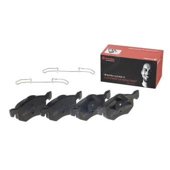 Jeu de 4 plaquettes de frein avant BREMBO P 24 219 pour BENTLEY ARNAGE 2.0 - 124cv