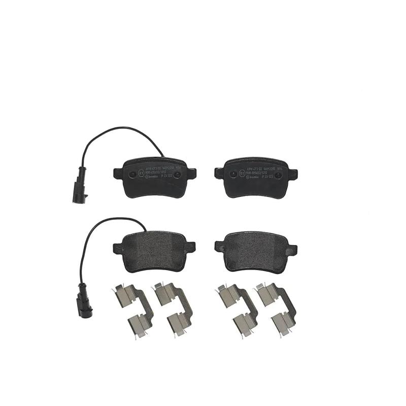 Jeu de 4 plaquettes de frein arrière BREMBO P 23 133 - Visuel 2