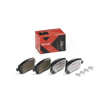 Jeu de 4 plaquettes de frein avant BREMBO OEM 8660004726