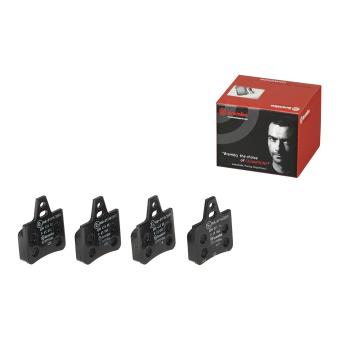 Jeu de 4 plaquettes de frein arrière BREMBO OEM 95624485