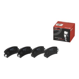 Jeu de 4 plaquettes de frein avant BREMBO OEM 7701349448