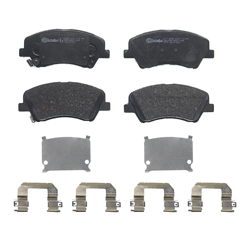 Jeu de 4 plaquettes de frein avant BREMBO P 30 098 - Visuel 2