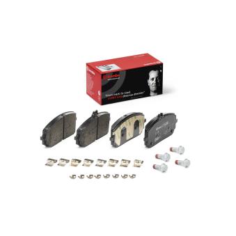 Jeu de 4 plaquettes de frein avant BREMBO [P 50 152]