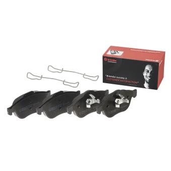 Jeu de 4 plaquettes de frein avant BREMBO OEM 8671000730