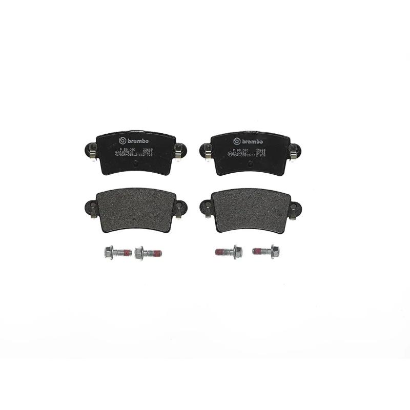 Jeu de 4 plaquettes de frein arrière BREMBO P 59 040 - Visuel 2