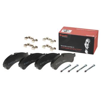 Jeu de 4 plaquettes de frein arrière BREMBO OEM 500055652