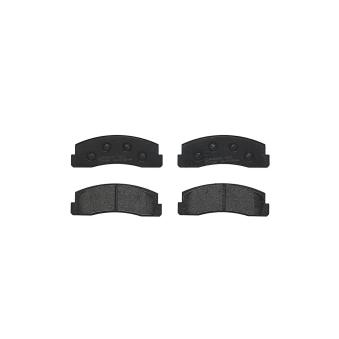 Jeu de 4 plaquettes de frein avant BREMBO P 41 005
