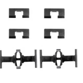Kit d'accessoires, plaquette de frein à disque BREMBO A 02 261