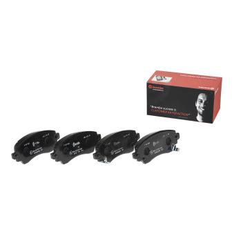 Jeu de 4 plaquettes de frein avant BREMBO OEM 0446502140