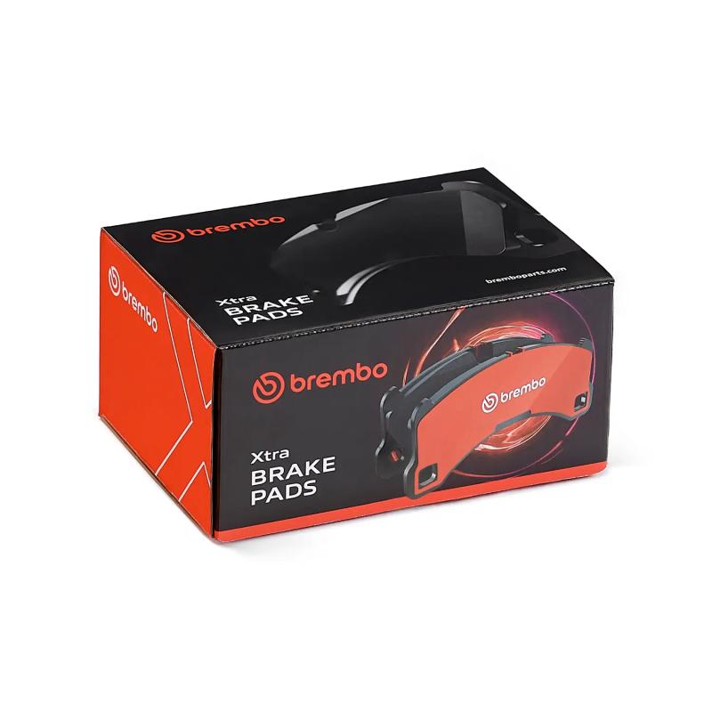 Jeu de 4 plaquettes de frein avant BREMBO P 61 106X - Visuel 1