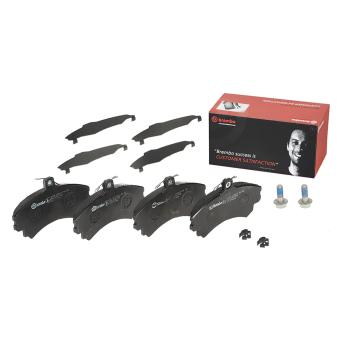 Jeu de 4 plaquettes de frein avant BREMBO OEM PW890078