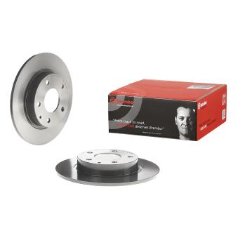 Jeu de 2 disques de frein arrière BREMBO 08.C653.11 pour MAZDA 3 2.0 - 120cv