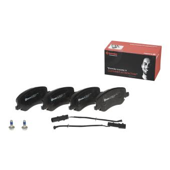 Jeu de 4 plaquettes de frein avant BREMBO [P 23 088]