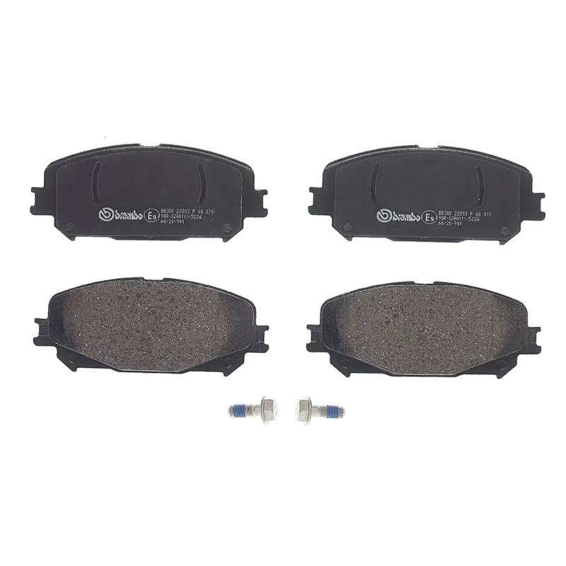 Jeu de 4 plaquettes de frein avant BREMBO P 68 071 - Visuel 2