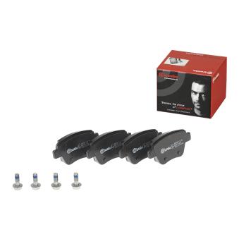 Jeu de 4 plaquettes de frein arrière BREMBO OEM 5K0698451