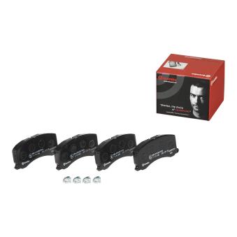 Jeu de 4 plaquettes de frein avant BREMBO OEM 5580061G60