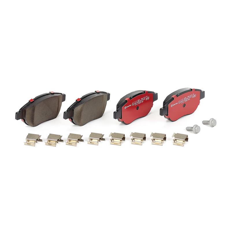 Jeu de 4 plaquettes de frein avant BREMBO P 61 068X - Visuel 1