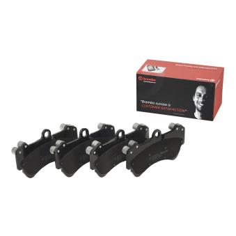 Jeu de 4 plaquettes de frein avant BREMBO OEM 7L0698151B