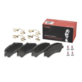 Jeu de 4 plaquettes de frein avant BREMBO [P 50 086]