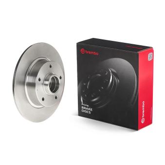 Jeu de 2 disques de frein arrière BREMBO 08.B369.17 pour TOYOTA CELICA 1.5 DCI - 110cv