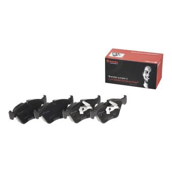 Jeu de 4 plaquettes de frein avant BREMBO OEM 34111164331