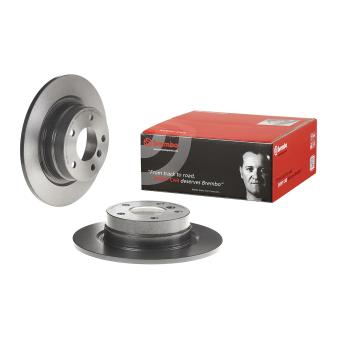 Jeu de 2 disques de frein arrière BREMBO [08.A205.11]