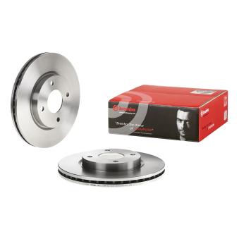 Jeu de 2 disques de frein avant BREMBO 09.B632.10 pour BMW Série 2 1.6 16V - 110cv