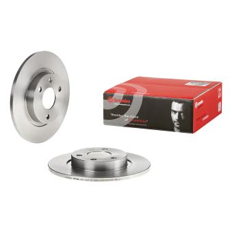 Jeu de 2 disques de frein avant BREMBO 08.5583.10 pour CITROEN AX 1.5 D - 58cv