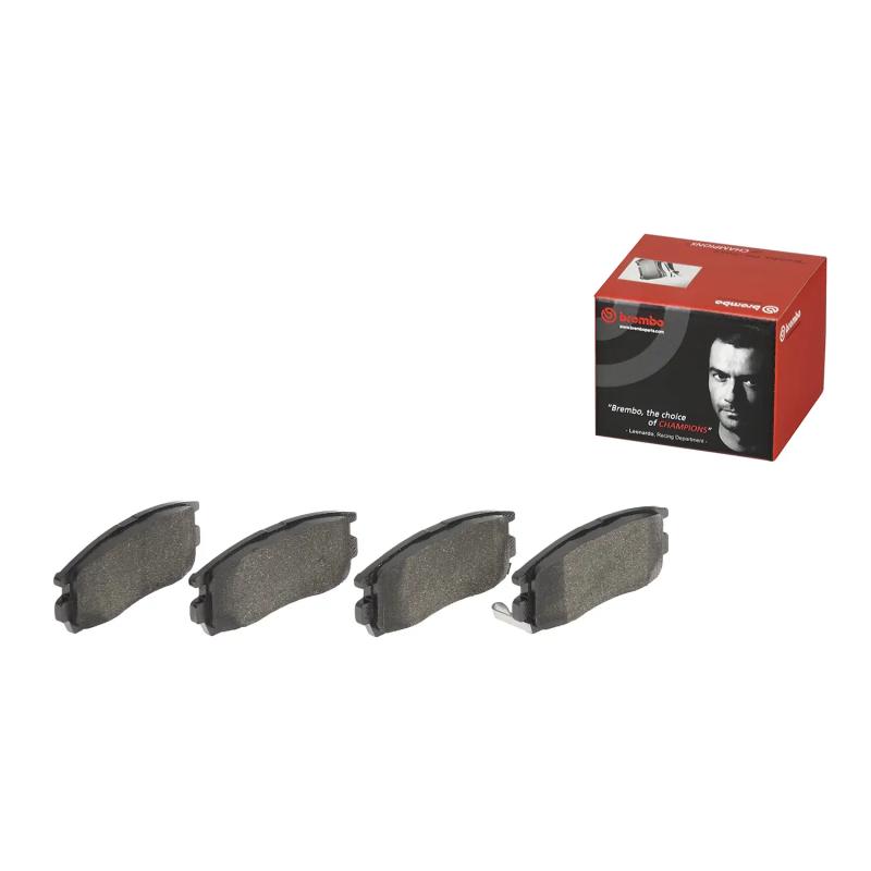 Jeu de 4 plaquettes de frein arrière BREMBO P 10 004 - Visuel 1