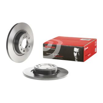 Jeu de 2 disques de frein arrière BREMBO 08.A456.11 pour CITROEN JUMPY 2.0 I - 140cv
