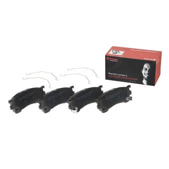 Jeu de 4 plaquettes de frein avant BREMBO OEM CBY13323ZB