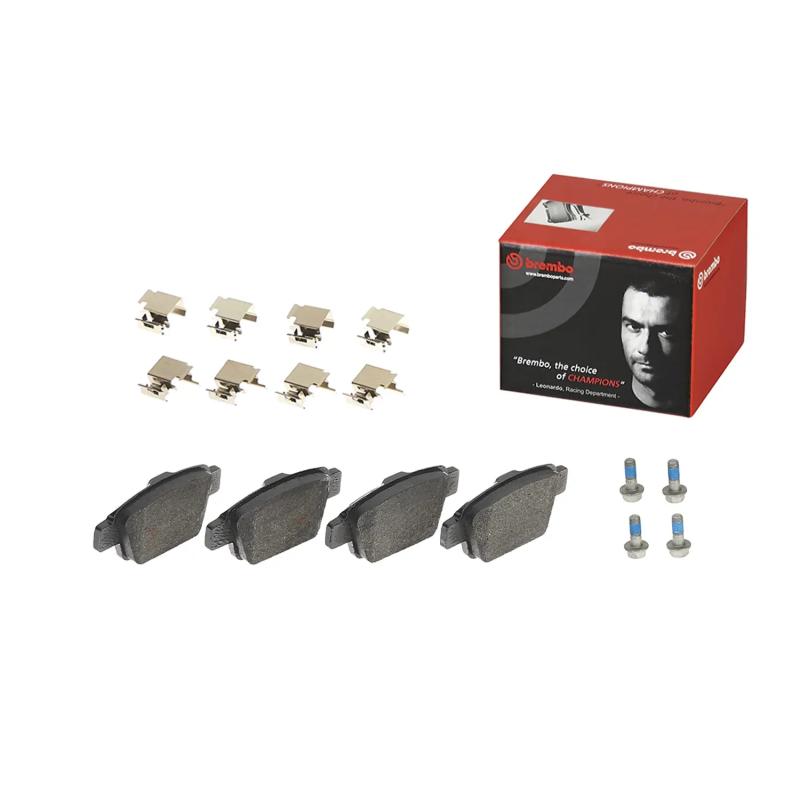 Jeu de 4 plaquettes de frein arrière BREMBO P 23 080 - Visuel 1