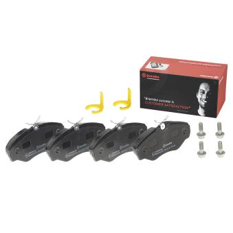 Jeu de 4 plaquettes de frein avant BREMBO [P 56 061]