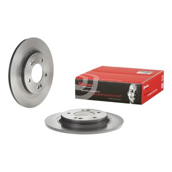 Jeu de 2 disques de frein arrière BREMBO 08.D220.11 pour KIA PRO CEED 1.5 T-GDI - 159cv