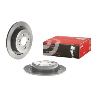 Jeu de 2 disques de frein arrière BREMBO 08.C307.11 pour MINI MINI John Cooper Works - 211cv