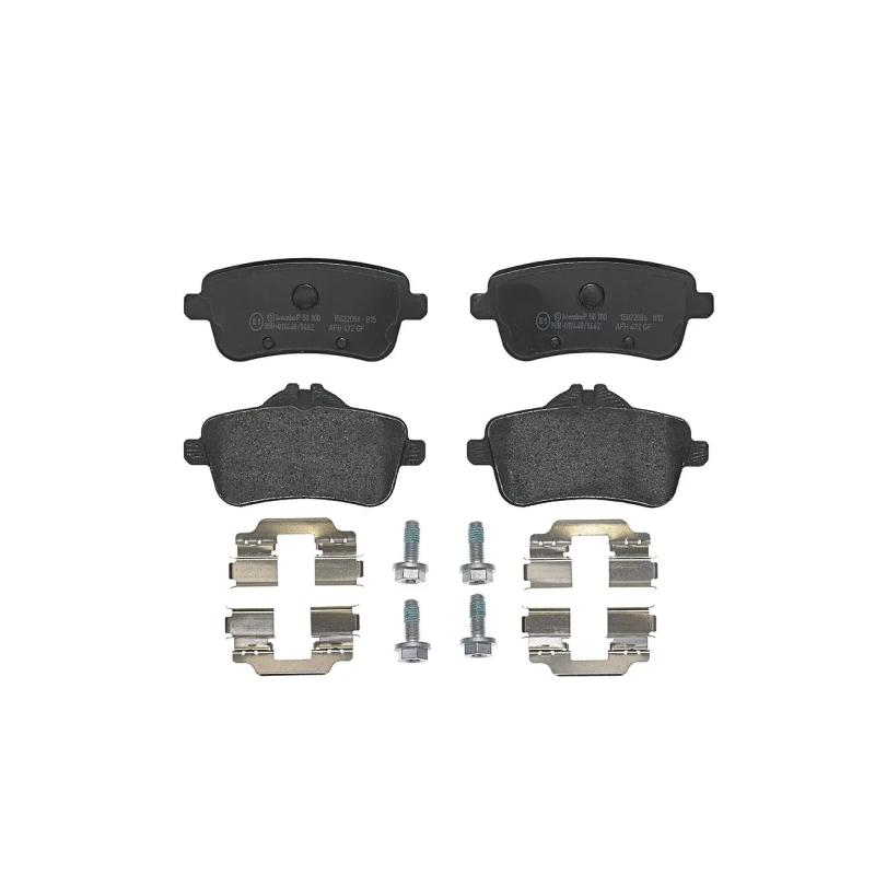 Jeu de 4 plaquettes de frein arrière BREMBO P 50 100 - Visuel 2