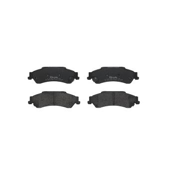 Jeu de 4 plaquettes de frein arrière BREMBO [P 10 002]