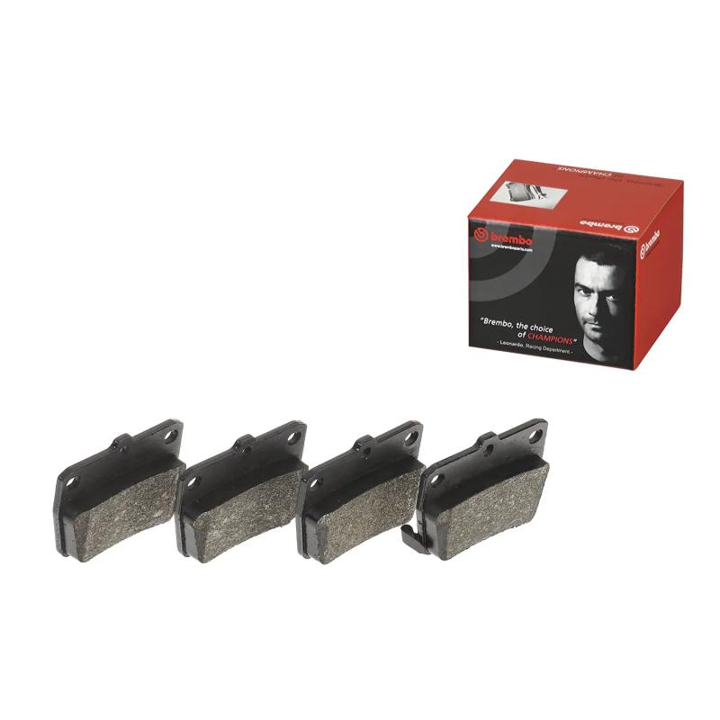 Jeu de 4 plaquettes de frein arrière BREMBO P 83 057 - Visuel 1